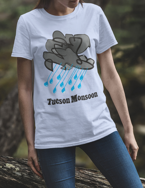 New! Tucson Monsoon Cloud/Rain Unisex Classic Tee