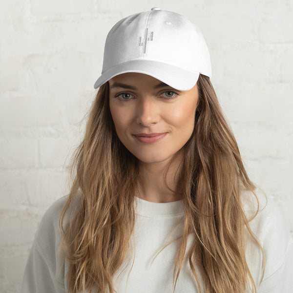 Super Cool Hats in 8 Colors! Modern White Saguaro Logo