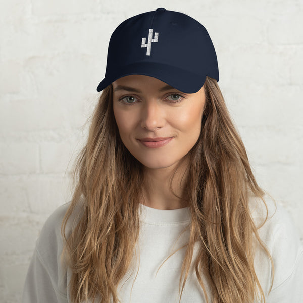 Super Cool Hats in 8 Colors! Modern White Saguaro Logo