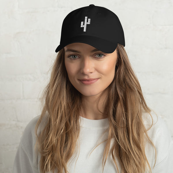 Super Cool Hats in 8 Colors! Modern White Saguaro Logo