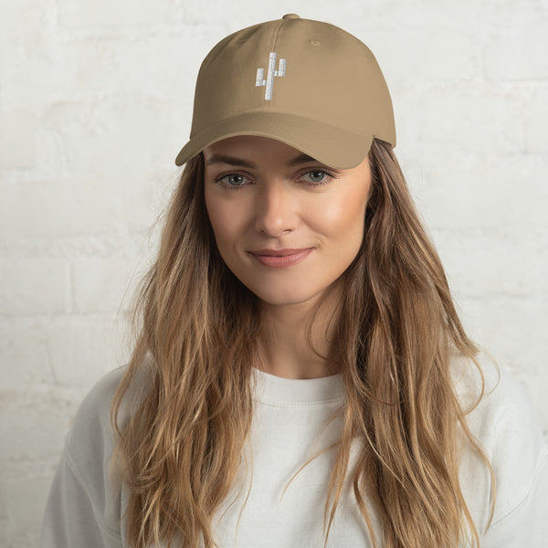 Super Cool Hats in 8 Colors! Modern White Saguaro Logo
