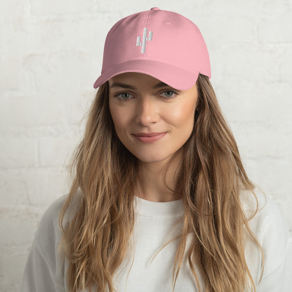 Super Cool Hats in 8 Colors! Modern White Saguaro Logo
