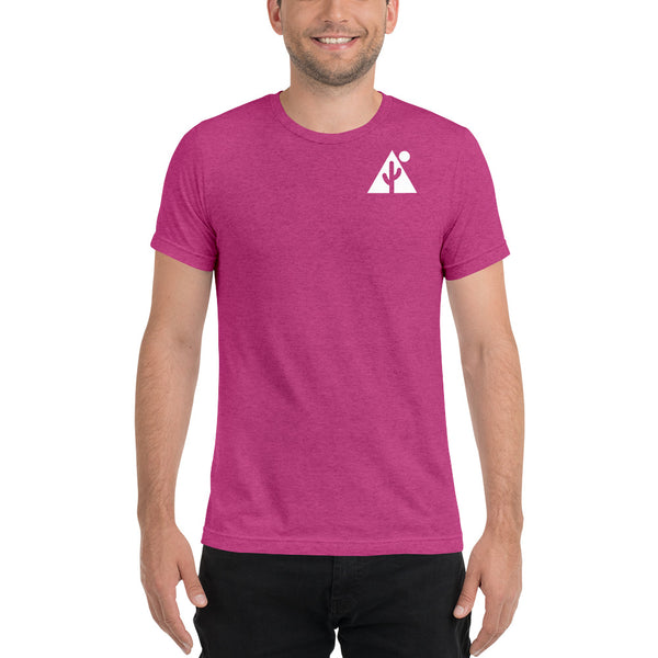 New! "Technical" Triblend Unisex Tshirt w/ saguaro icon