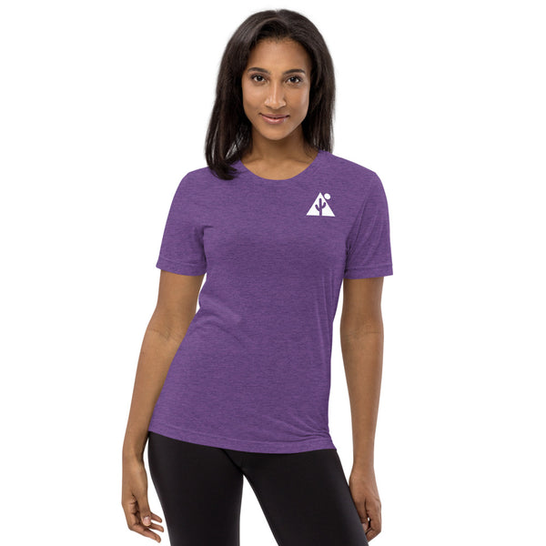 New! "Technical" tri-blend with saguaro image - women's XS-4XL